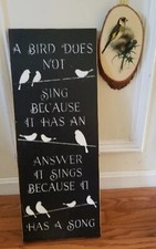 Bird sign live for sale  Hudson
