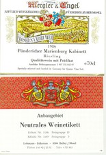 Weinetikett mosel 1986 gebraucht kaufen  Pünderich