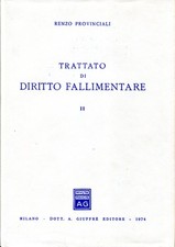 Trattato diritto fallimentare usato  Italia
