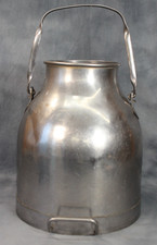 Vintage Grande Aço Inoxidável Sólido Leite Churn Feito na Suécia 15" de Altura, usado comprar usado  Enviando para Brazil