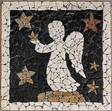Angelo rosone mosaico usato  Chiampo