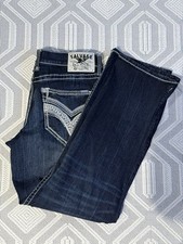 Fivela jeans Salvage Supply Co Anarchy reta masculina 34x32 ajuste relaxado comprar usado  Enviando para Brazil