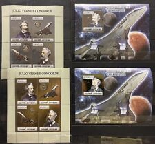 Julius Verne / Locomotivas / Concorde / Rotativo - Folha de ouro / prata MNH** CV9 comprar usado  Enviando para Brazil