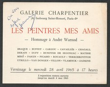 Invitation. peintres amis. d'occasion  Sarlat-la-Canéda