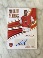 Usado, Patrick Vieira 2023-24 Panini Coleção Imaculada Marcas Modernas Auto /99 SP comprar usado  Enviando para Brazil