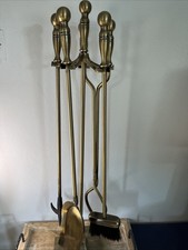 Vintage brass fireplace for sale  Sheboygan