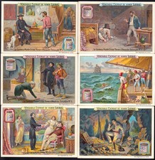 Cartões comerciais Liebig - S697 The Count of Monte Christo (edição belga 1902), usado comprar usado  Enviando para Brazil