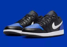 Air Jordan 1 BAIXO Masculino Multi Tamanho Preto/Branco-Jogo Royal 553558 042 Frete Rápido comprar usado  Enviando para Brazil