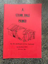 A Straw Bale Primer building bales farming houses construction comprar usado  Enviando para Brazil