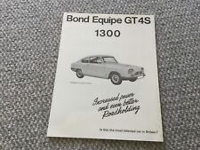 Bond equipe gt4s for sale  NANTWICH