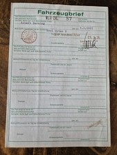 Kfz brief ford gebraucht kaufen  Verden