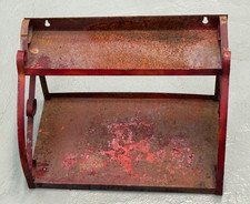 Usado, Prateleiras de parede vintage de ferro forjado pátina vermelha enferrujada prateleira de metal salvamento 15" comprar usado Usado, Prateleiras de parede vintage de ferro forjado pátina vermelha enferrujada prateleira de metal salvamento 15" comprar usado  Enviando para Brazil