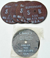 Usado, Conjunto de 5: discos de corte reforçados Dedeco 7003 e Superbond A60 3 pol.   comprar usado  Enviando para Brazil