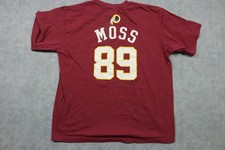 Camisa masculina Washington Redskins grande futebol americano NFL Santana Moss 89 Reebok comprar usado  Enviando para Brazil