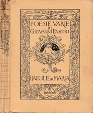 Poesie varie. raccolte usato  Italia
