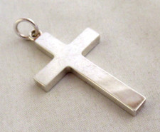 Solid silver cross for sale  YORK