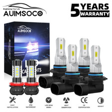 Lâmpadas de neblina feixe alto baixo farol de LED branco para Toyota Corolla 2009-2016 comprar usado  Enviando para Brazil