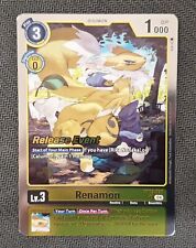 Digimon Card Game Prerelease Stamp - Renamon - BT19-030 ENG NM comprar usado  Enviando para Brazil