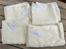 Plain voile cream for sale  LOUGHBOROUGH