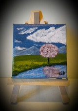 Mini toile acrylique d'occasion  Nogent-sur-Vernisson