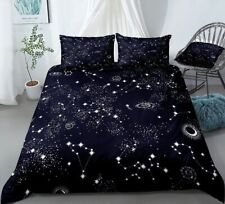 Conjunto de roupa de cama céu noturno crianças meninas meninos conjunto de capa de edredom azul escuro roupas de cama para casa comprar usado  Enviando para Brazil