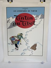 Tintin tibet sérigraphie d'occasion  Noisy-le-Roi