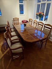 Walnut veneer dining for sale  COVENTRY