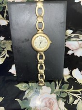 Usado, Relógio de quartzo feminino vintage Guess dourado comprar usado  Enviando para Brazil