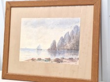 Vintage original watercolor for sale  Sandown