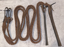Brown flat braided for sale  Kent