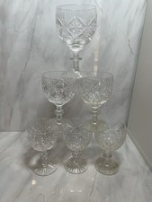 Crystal glass set for sale  UK
