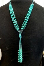 Long turquoise glass for sale  Pawtucket