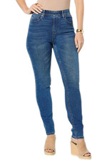 Jeans feminino DG2 by Diane Gilman stretch jeans pullon 5 bolsos médio comprar usado  Enviando para Brazil