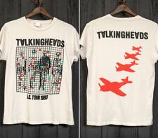 Camiseta unissex branca rara 1980 Talking Heads Band US Tour 2 lados vintage NH14253 comprar usado  Enviando para Brazil