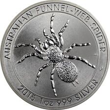 2015 Australijski lejek Web Pająk 1 uncja 999 Fine Silver Moneta Brilliant UNC na sprzedaż  Wysyłka do Poland