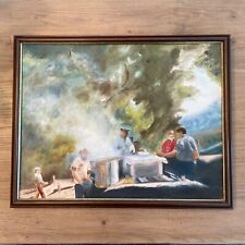 Oil painting cookout for sale  Dana Point