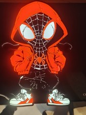 Lampada lightbox spiderman usato  Roma