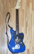Guitarra Rock Band 4 sem fio Fender Jaguar azul Microsoft Xbox One testada comprar usado  Enviando para Brazil