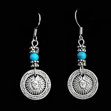 Boucles oreilles tibétaines d'occasion  Montpellier-
