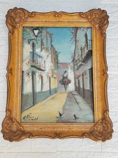 Tableau vintage huile d'occasion  Corbehem