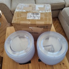Wedding charger plates for sale  TREHARRIS
