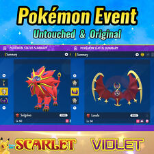 Usado, ✨ Shiny Lunala & Solgaleo 💜Event Eclipse 💜 Pokémon Scarlet Violet comprar usado  Enviando para Brazil