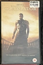 Gladiator vhs tap for sale  BRISTOL