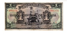 Bolivie bolivia billet d'occasion  Paris I