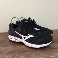 Usado, Tênis de corrida feminino Mizuno Wave Rider Waveknit preto 9 B médio EUA comprar usado  Enviando para Brazil