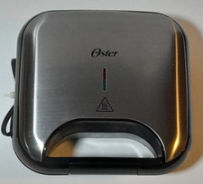 Sanduicheira Oster DiamondForce antiaderente acabamento em aço inoxidável grelha elétrica comprar usado  Enviando para Brazil