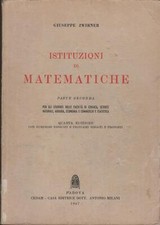 Istituzioni matematiche parte usato  Italia
