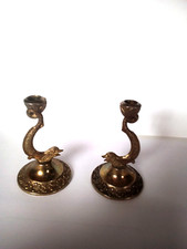 Pair brass miniature for sale  BISHOP'S STORTFORD