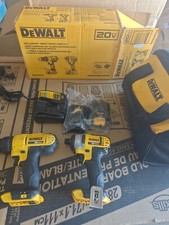 DEWALT 20V MAX Taladro Inalámbrico y Destornillador de Impacto, Kit Combo de Herramientas Eléctricas con 2 Bates segunda mano  Embacar hacia Mexico
