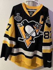 Camiseta Reebok Pittsburgh Penguins NHL Finals 50th Anniversary Home M comprar usado  Enviando para Brazil